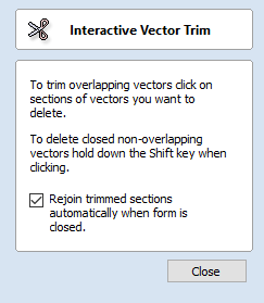Interactive Vector Trim Form